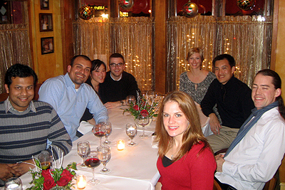 Group Holiday Dinner 2008a, diversity oriented synthesis, rational drug design, and chemical biology research