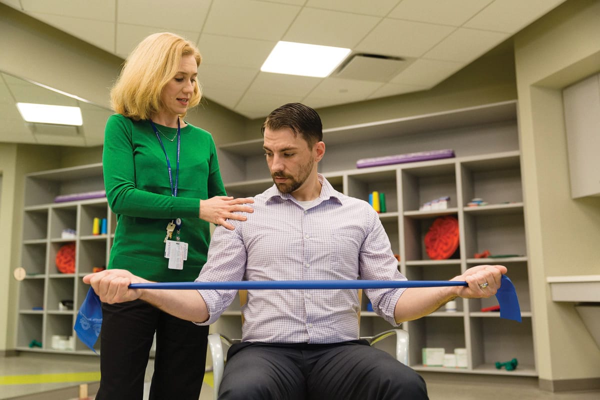 Rehabilitative therapy at MSK Monmouth