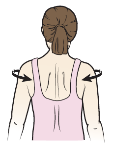Figure 16. Squeeze your shoulder blades together