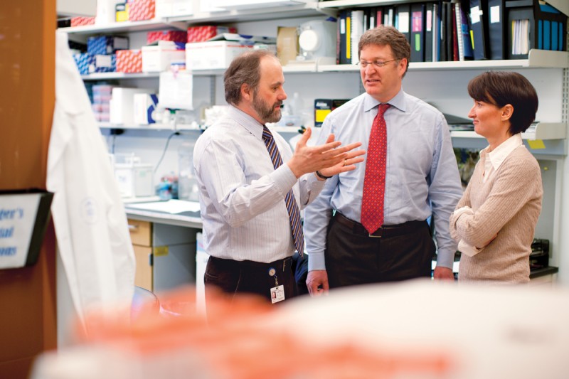 Pictured: Marc Ladanyi, Samuel Singer, and Cristina Antonescu