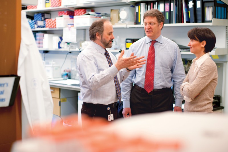 Pictured: Marc Ladanyi, Samuel Singer &amp; Cristina Antonescu