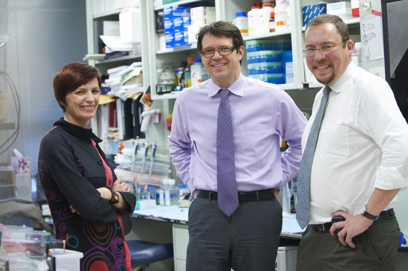Pictured: Isabelle Riviere, Michel Sadelain &amp; Renier Brentjens