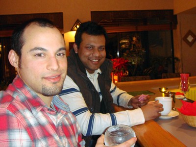 Renato and Debarshi, diversity oriented synthesis, rational drug design, and chemical biology research