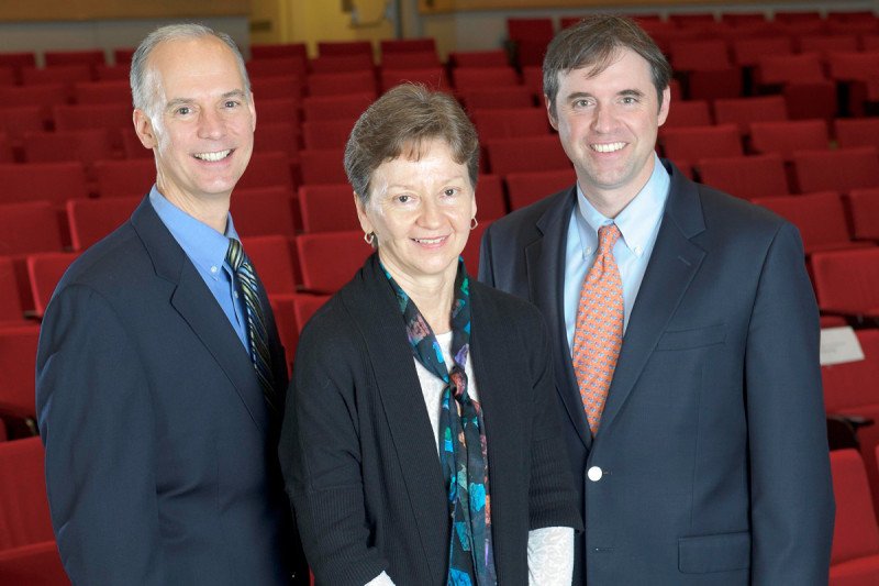Pictured: Peter Laird, Michelle Barton &amp; James Bradner