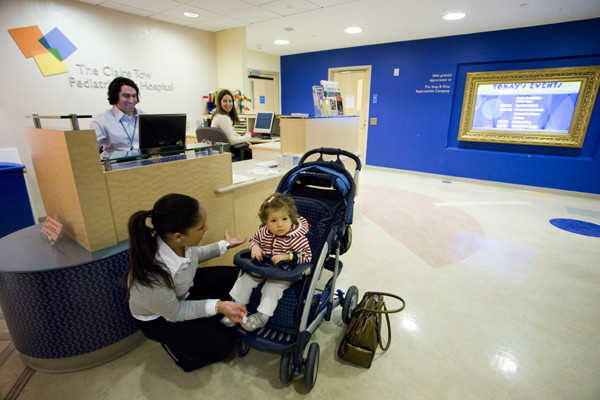 Patients are greeted throughout the day by members of our clinical care team.