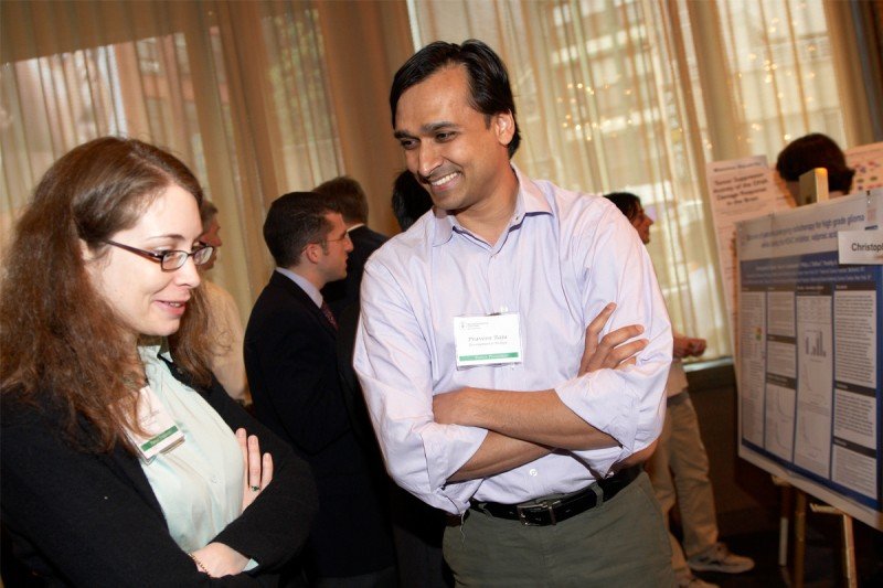 Jennifer Clarke, Poster Winner, Neurology Fellow; and Praveen Raju, Poster Presenter, Developmental Biology Fellow