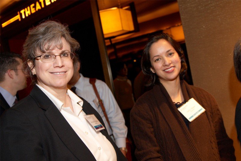 Michelle Bradbury, 2007 Grant Recipient and Presenter, Radiology BTC Member; and Sofia Haque, Radiology BTC Member