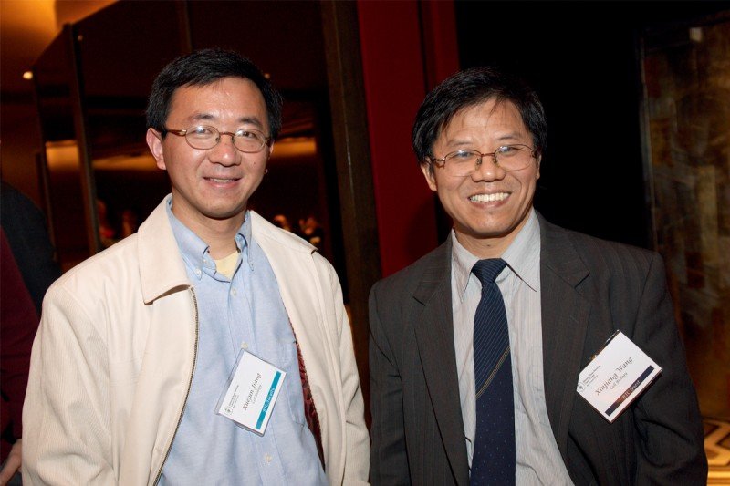 Xeujun Jiang, Cell Biology BTC Member, and Xinjiang Wang, Cell Biology Fellow