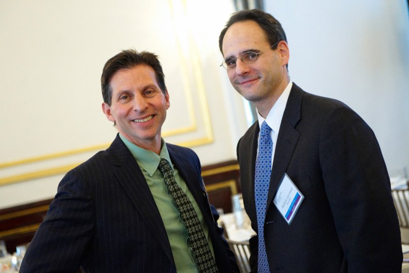 Paul Mischel, Keynote Speaker, BTC External Advisory Board Member, UCLA; Andrew Lassman, 2007 & 2009 Grant Winner and Molecular Characterization Panel Member