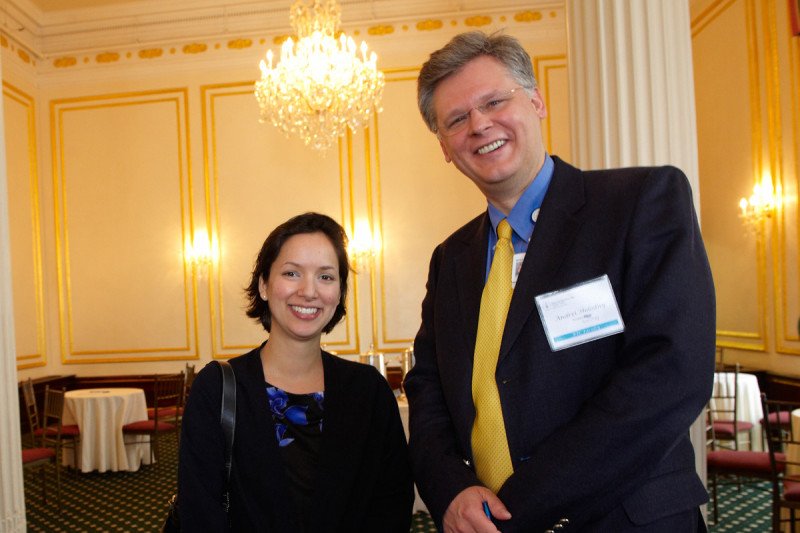 Sofia Haque, Radiology BTC Member, and Andrei Holodny, Radiology BTC Member
