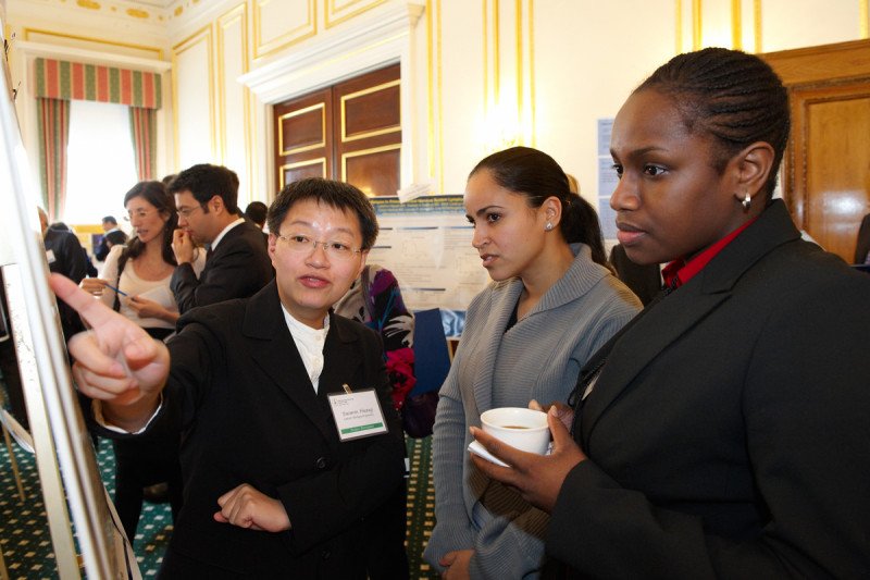 Ruimin Huang, 2008 BTC Grant Winner and Poster Presenter; Raquel Sanchez, BTC Clinical Research Manager; Shahiba Ogilvie, BTC Clinical Research Coordinator
