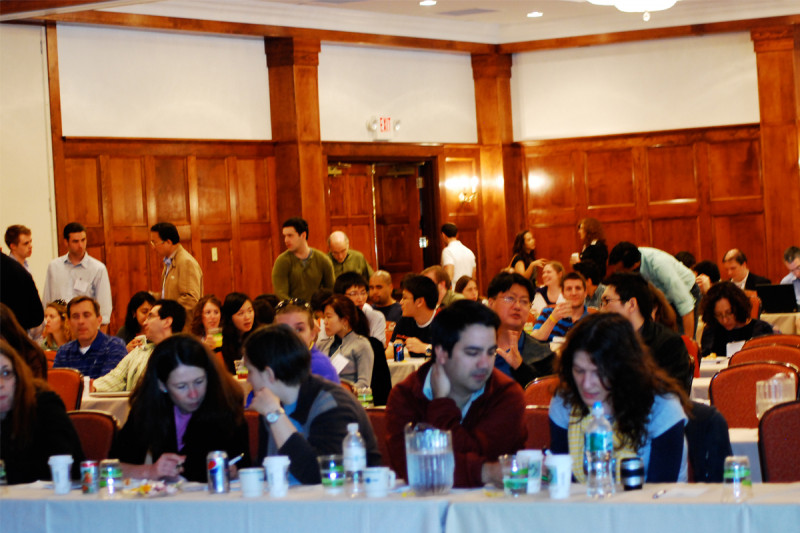 Retreat attendees included senior scientists and physicians, as well as junior faculty, postdoctoral researchers, and graduate students