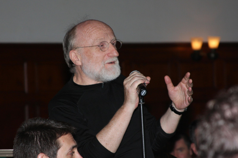Chris Sander, Chair, Computational Biology Program, at the retreat dinner