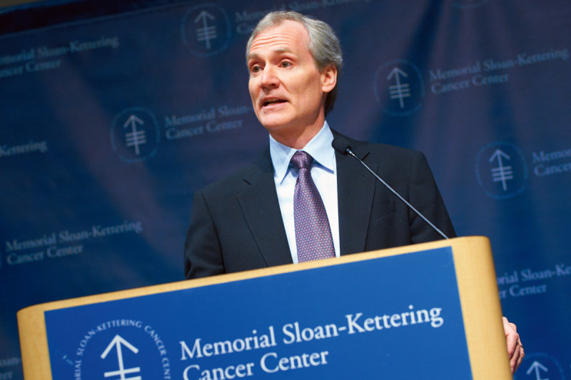 Marc Tessier-Lavigne, President of The Rockefeller University presenting the keynote address.