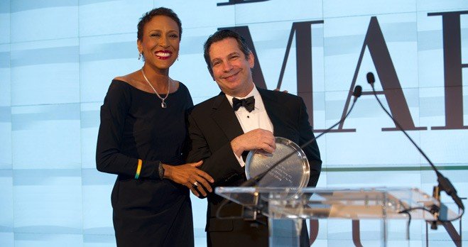 Pictured: Robin Roberts & Sergio Giralt