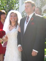 Jerry's Son and New Daughter-in-law on Their Wedding Day
