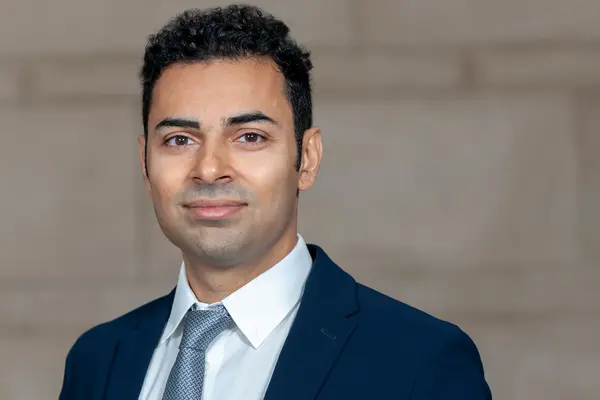 MSK doctor Dr. Farooq Shahzad poses for a headshot 