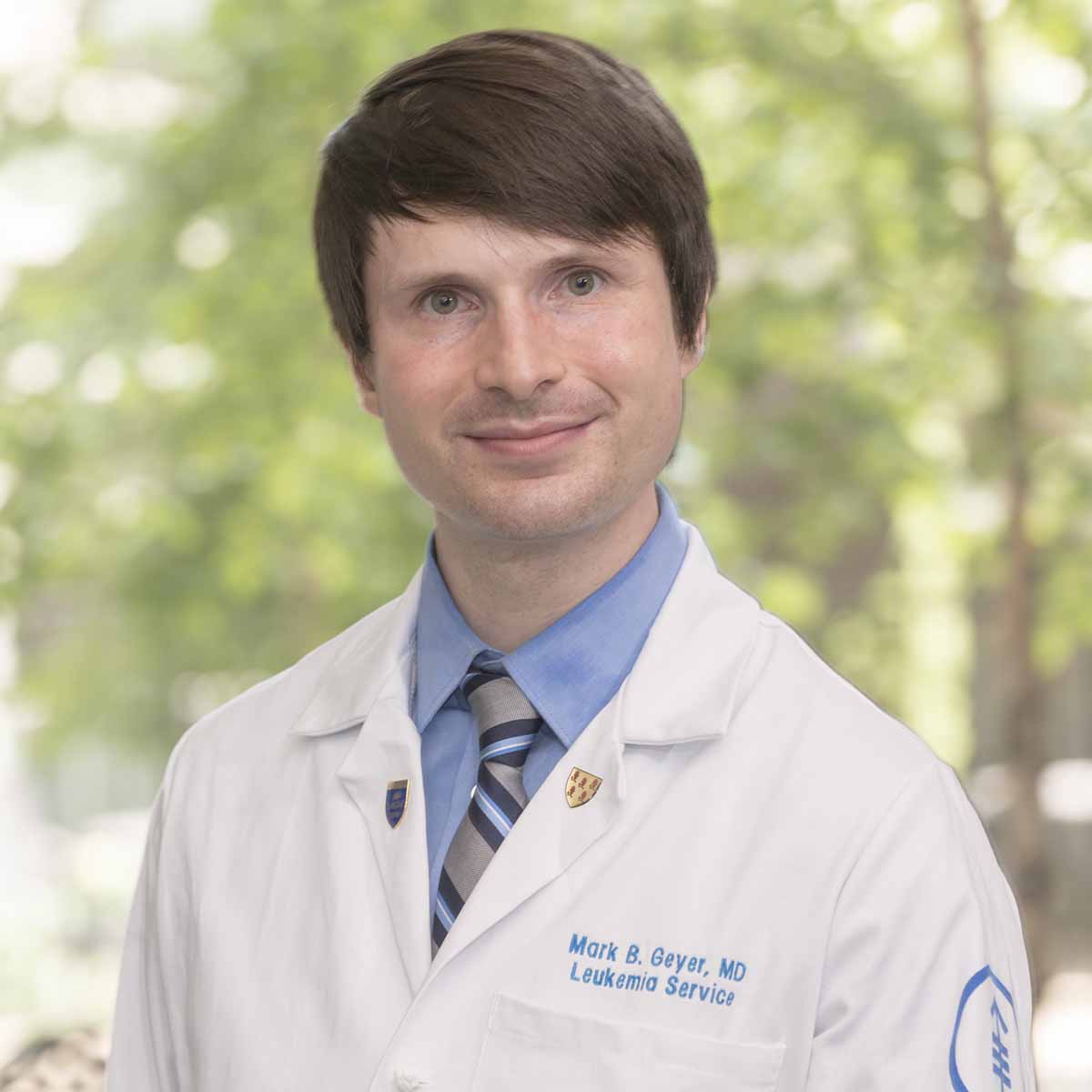 Memorial Sloan Kettering hematologic oncologist Mark Geyer