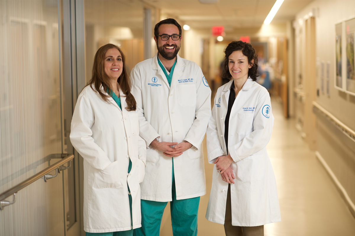 Members of the Multidisciplinary Pituitary and Skull Base Tumor Center Viviane Tabar, Marc Cohen, and Eliza Geer