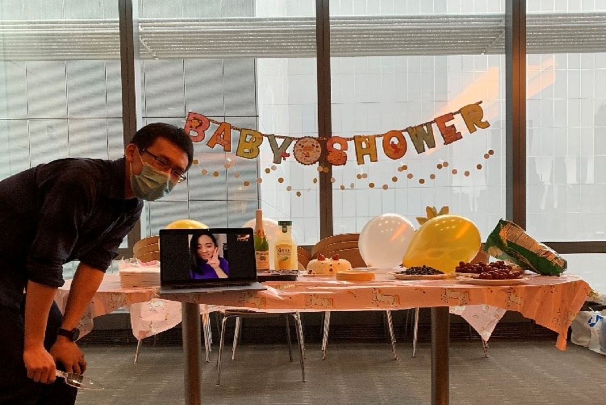 The Massague Lab celebrates the arrival of Zhenghan Wang's daughter Everly!