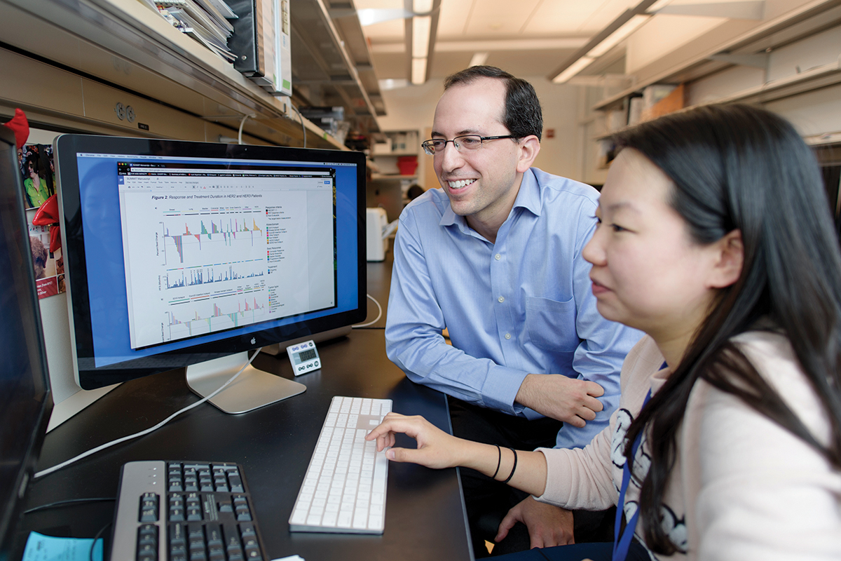 SK geneticist Michael Berger and computational biologist Helen Won