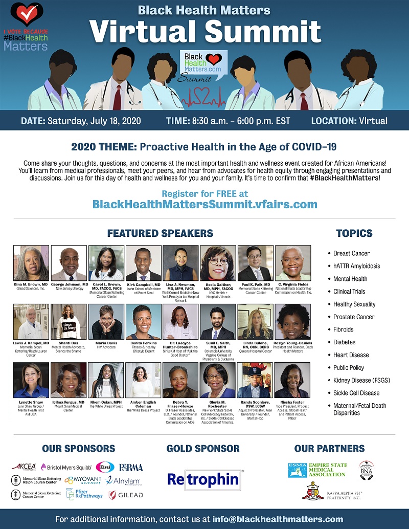 Black Health Matters Flyer