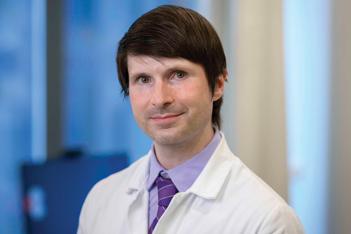 Lead study author Mark Geyer, MD, hematologic oncologist and researcher at MSK, specializes in acute and chronic leukemias