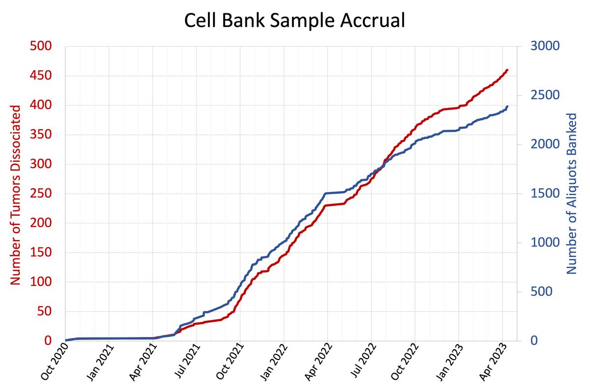 EIO Cell Bank Growth Over Time