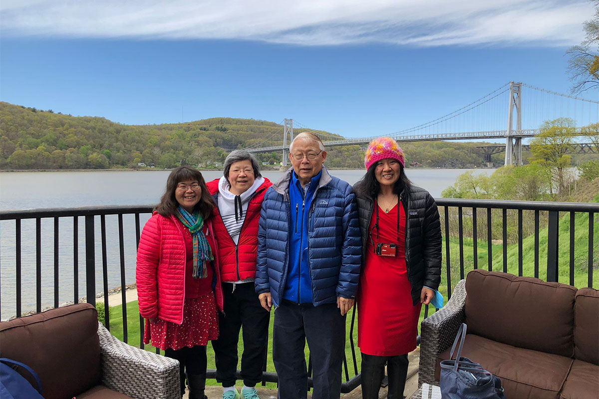 Mary Wu and her family