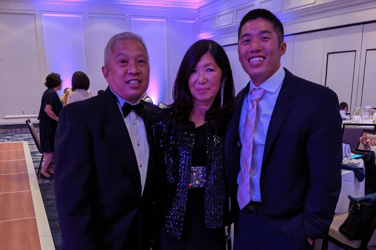 Chris and his parents attend a cousin’s wedding