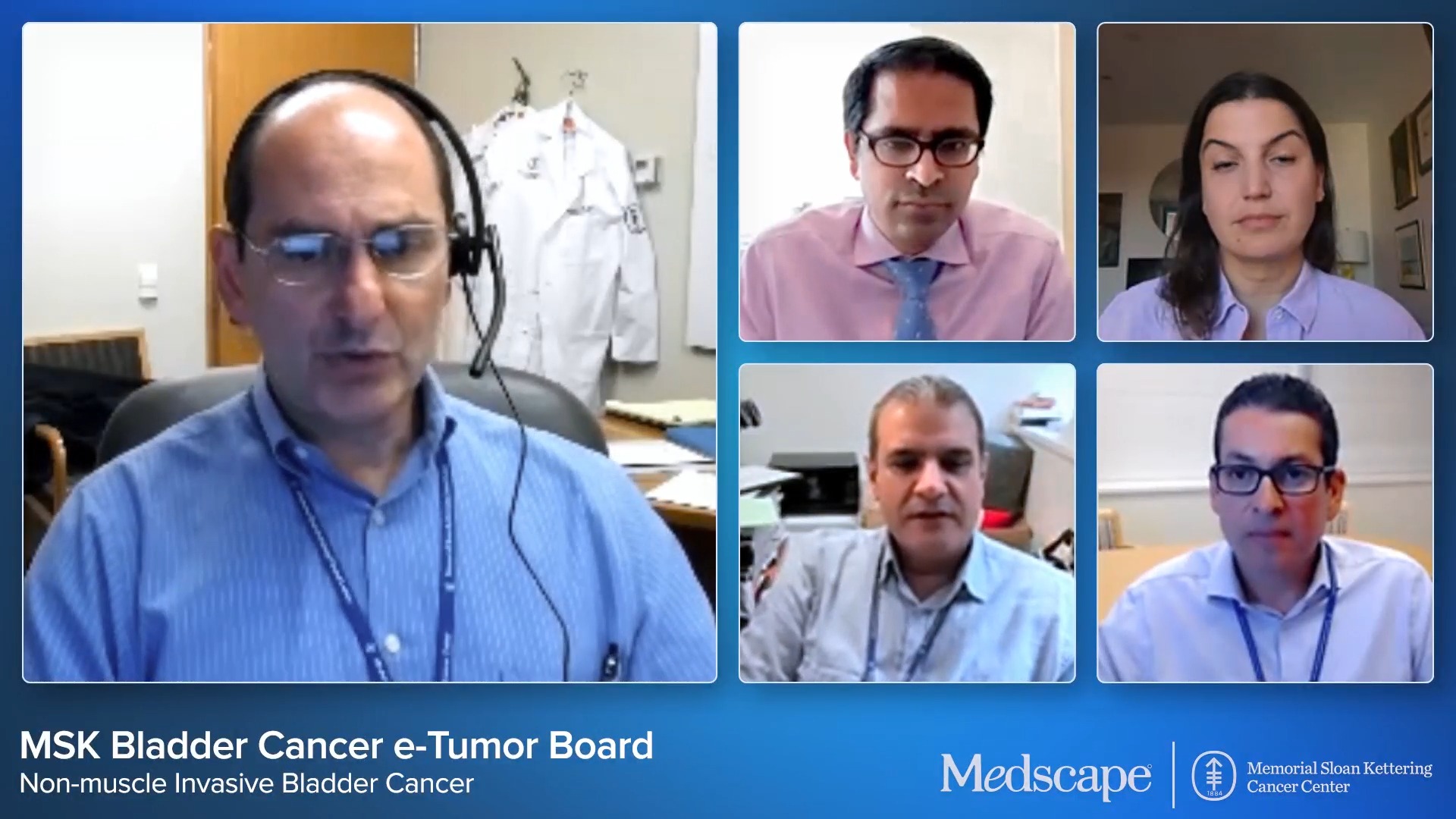 MSK e-Tumor Board Case 2: Non-muscle Invasive Bladder Cancer