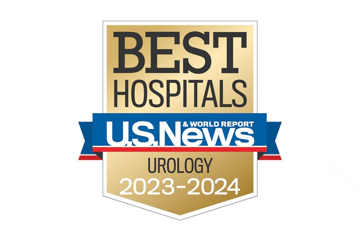 US News & World Report badge, Urology 2023-2024