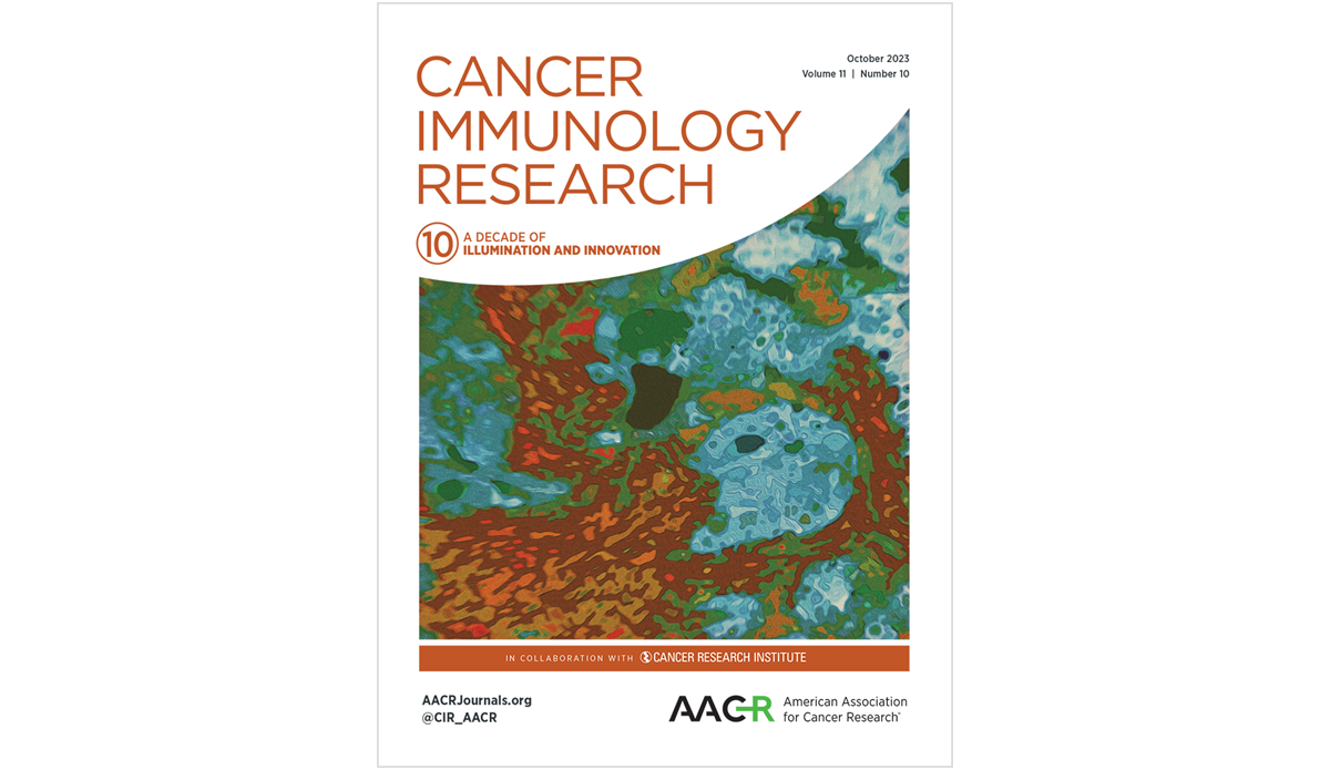 Cancer Immunology Research, AACR, October 2023