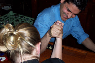 Armwrestling, diversity oriented synthesis, rational drug design, and chemical biology research