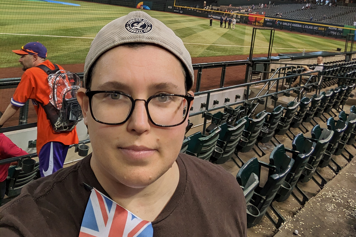 A devoted baseball fan, Cassidy attended the World Baseball Classic.