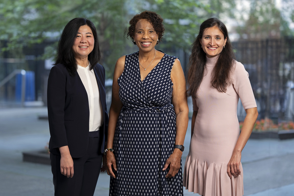 Drs. Iris Zhi, Diana Lake, and Jasmeet Singh
