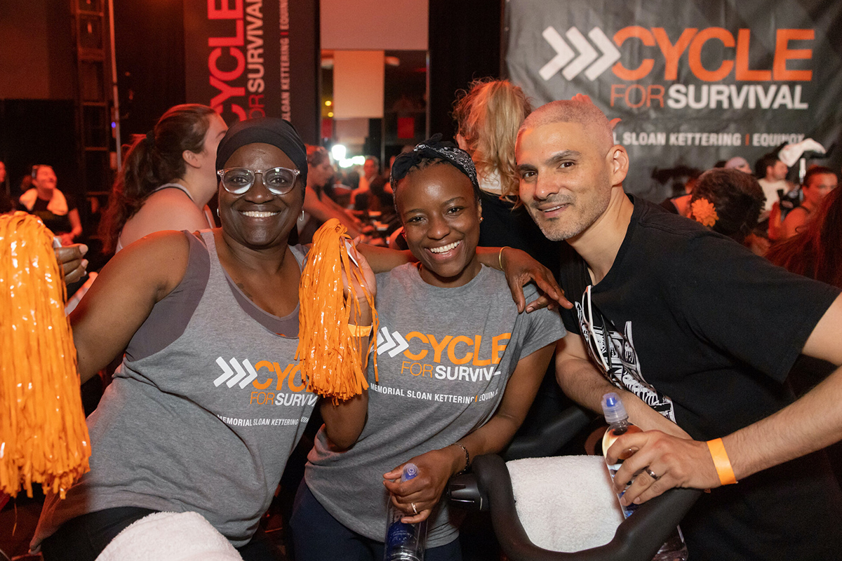 Cycle for Survival participants in NYC