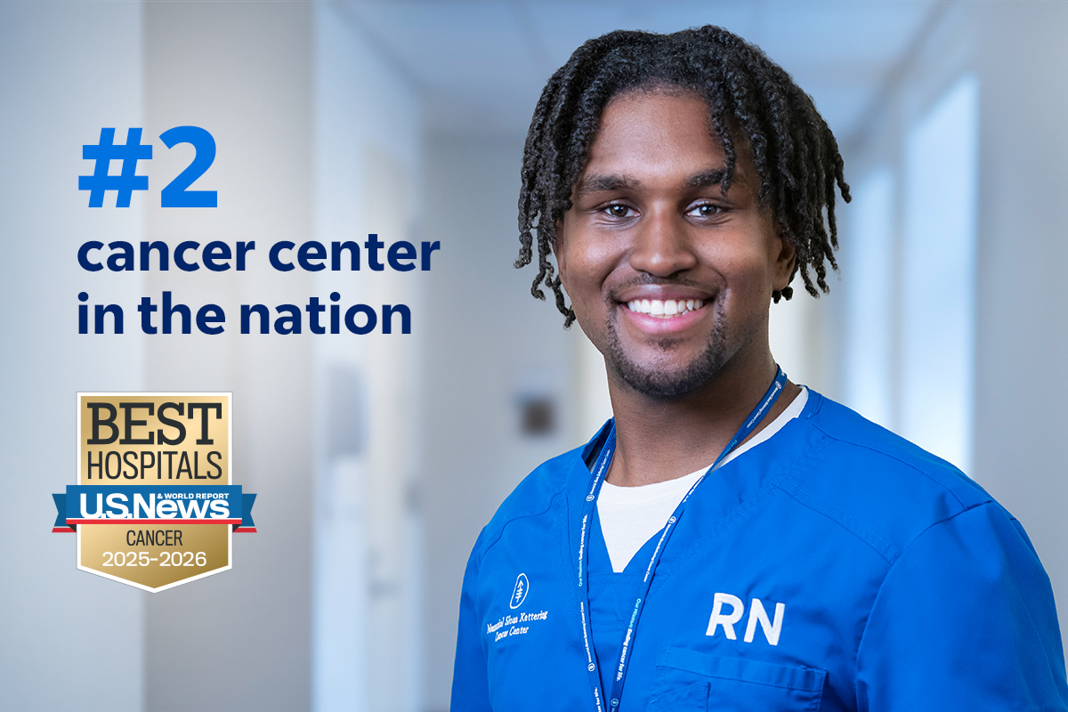 MSK Ranked the Best Cancer Center in the Northeast and First in the Nation for Urology Care