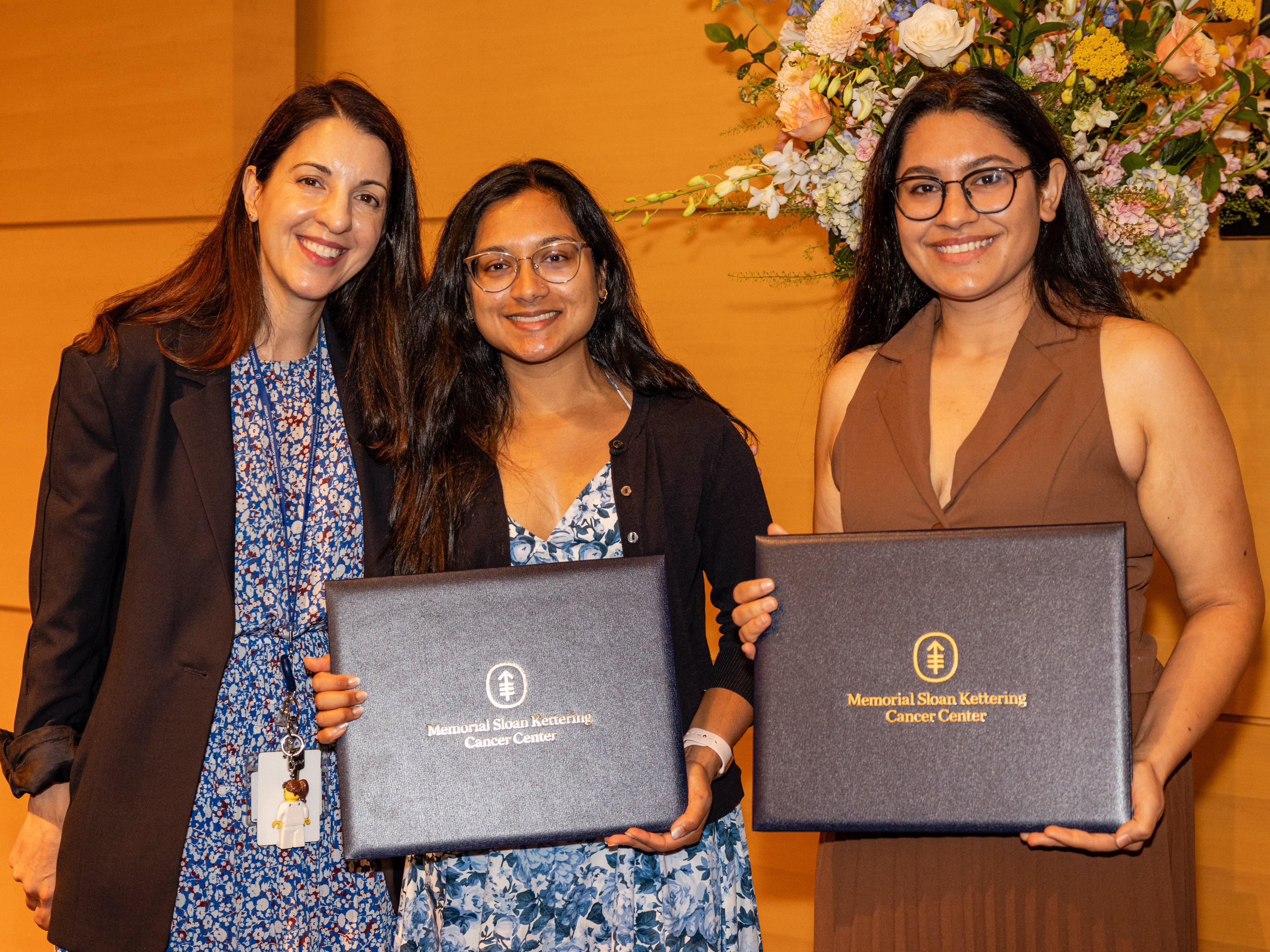 2025 Graduation. Pictured are Dr. Anna Kaltsas, Program Director, Fellowship Graduate Dr. Swarn Arya, Fellowship Graduate Dr. Jilmil Raina.