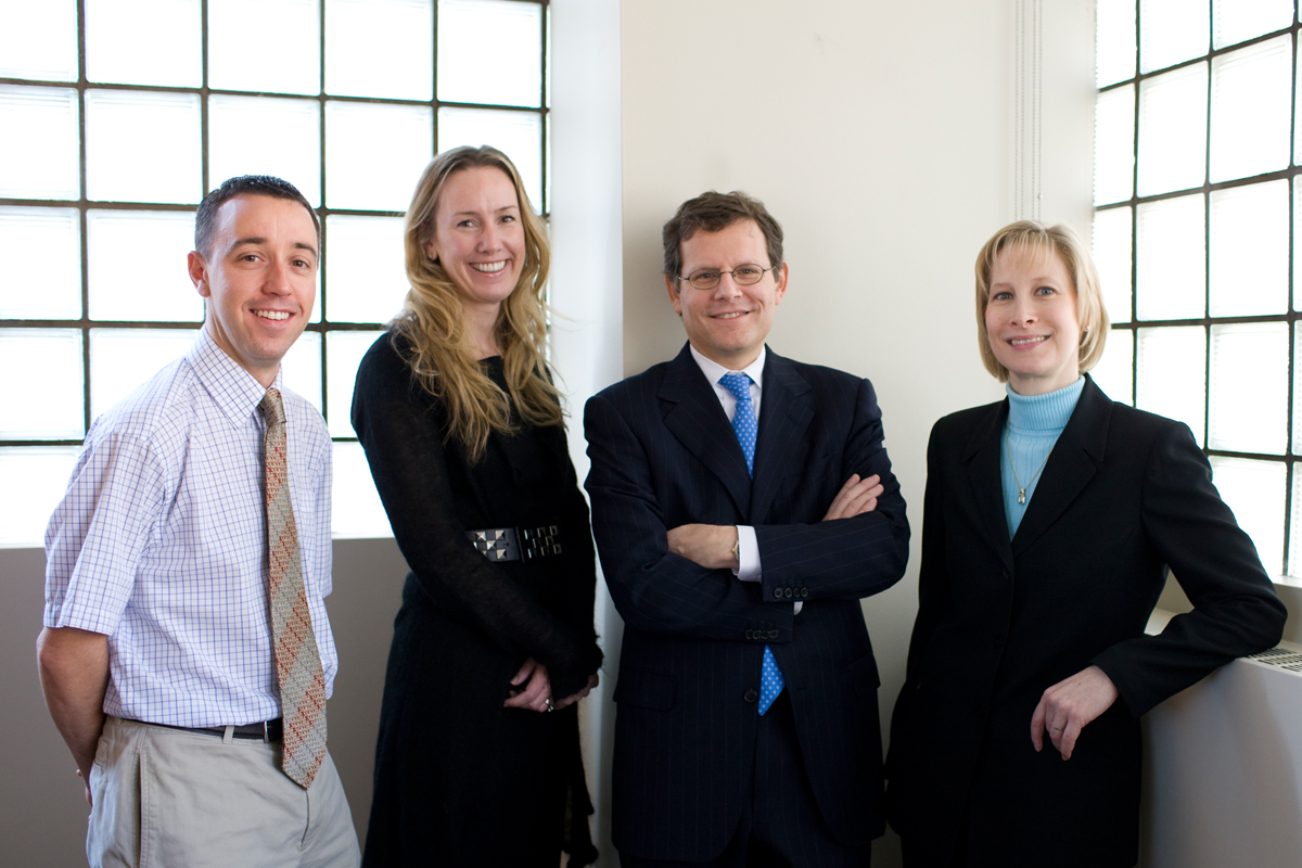 (From left) Patrick Morris, Heather McArthur, Clifford Hudis, and Maura Dickler