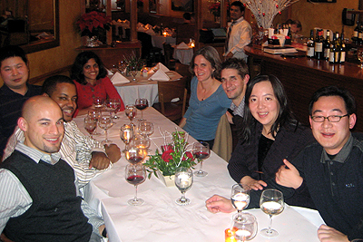 Group Holiday Dinner 2008b, diversity oriented synthesis, rational drug design, and chemical biology research