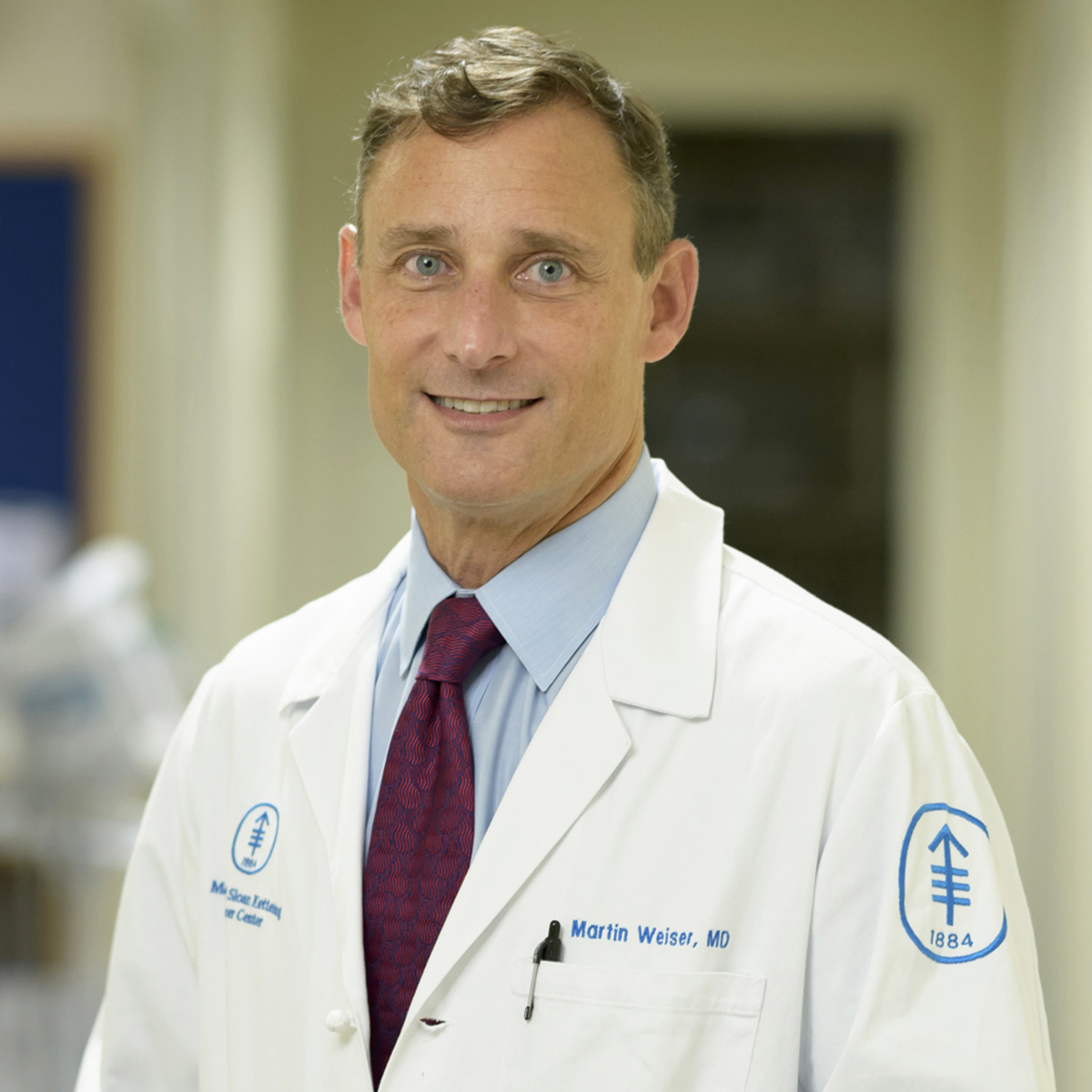 Memorial Sloan Kettering surgical oncologist Martin Weiser