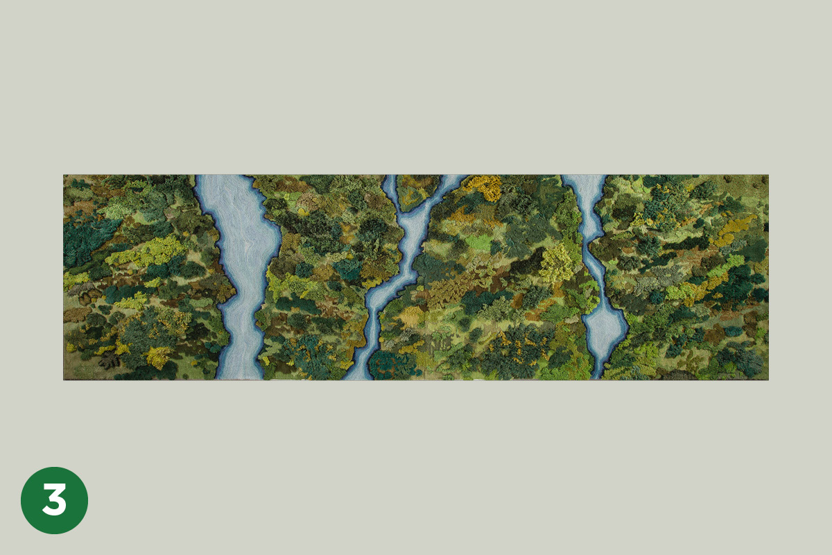 Long Island Tapestries, Connetquot River by Alexandra Kehayoglou