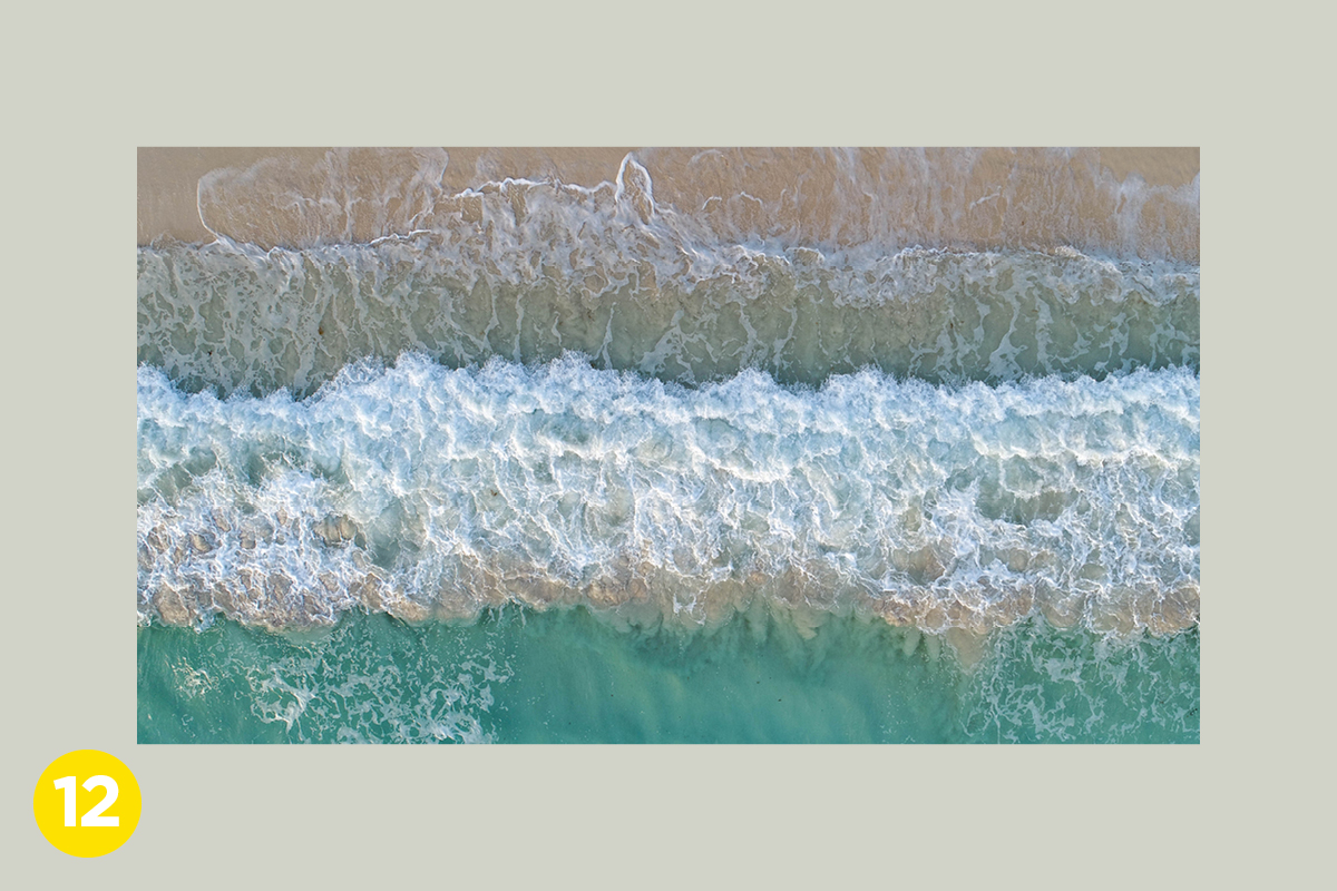 Island Sand, Wave, Water by Penny Ashford