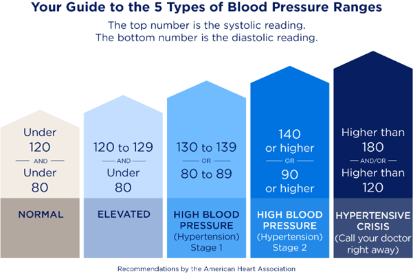 Figure 8. Blood Pressure Chart