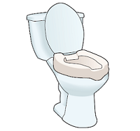 Figure 1. Raised toilet seat