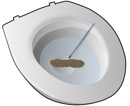 Figure&nbsp;2. Appliquez la brosse sur la surface de vos selles