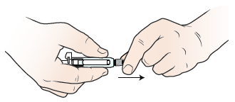 Figure 2. Remove the needle cover