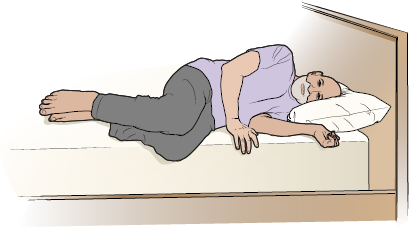 Figure 1. Roll onto your side