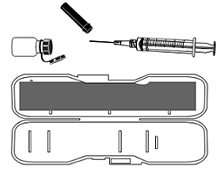 Obrázek 1. Glukagon emergency kit 